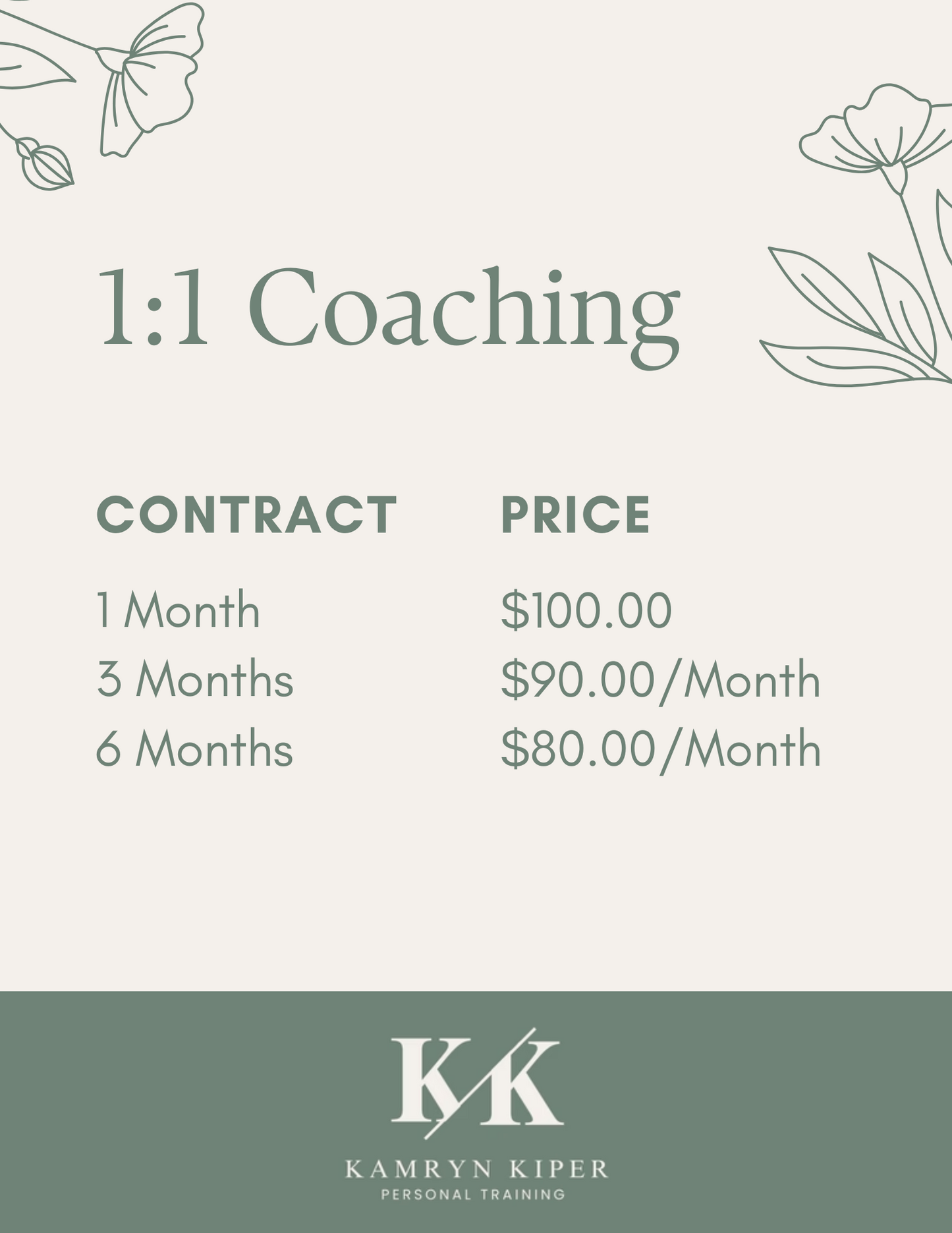1:1 Online Coaching