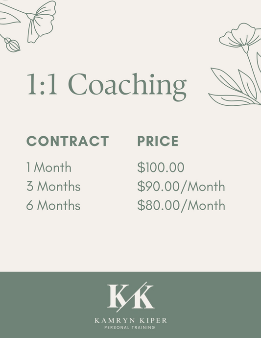1:1 Online Coaching